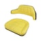 A & I Products Seat Cushion Set, Wrap Around, Yellow 21" x9" x19" A-W103YL - alternate 1